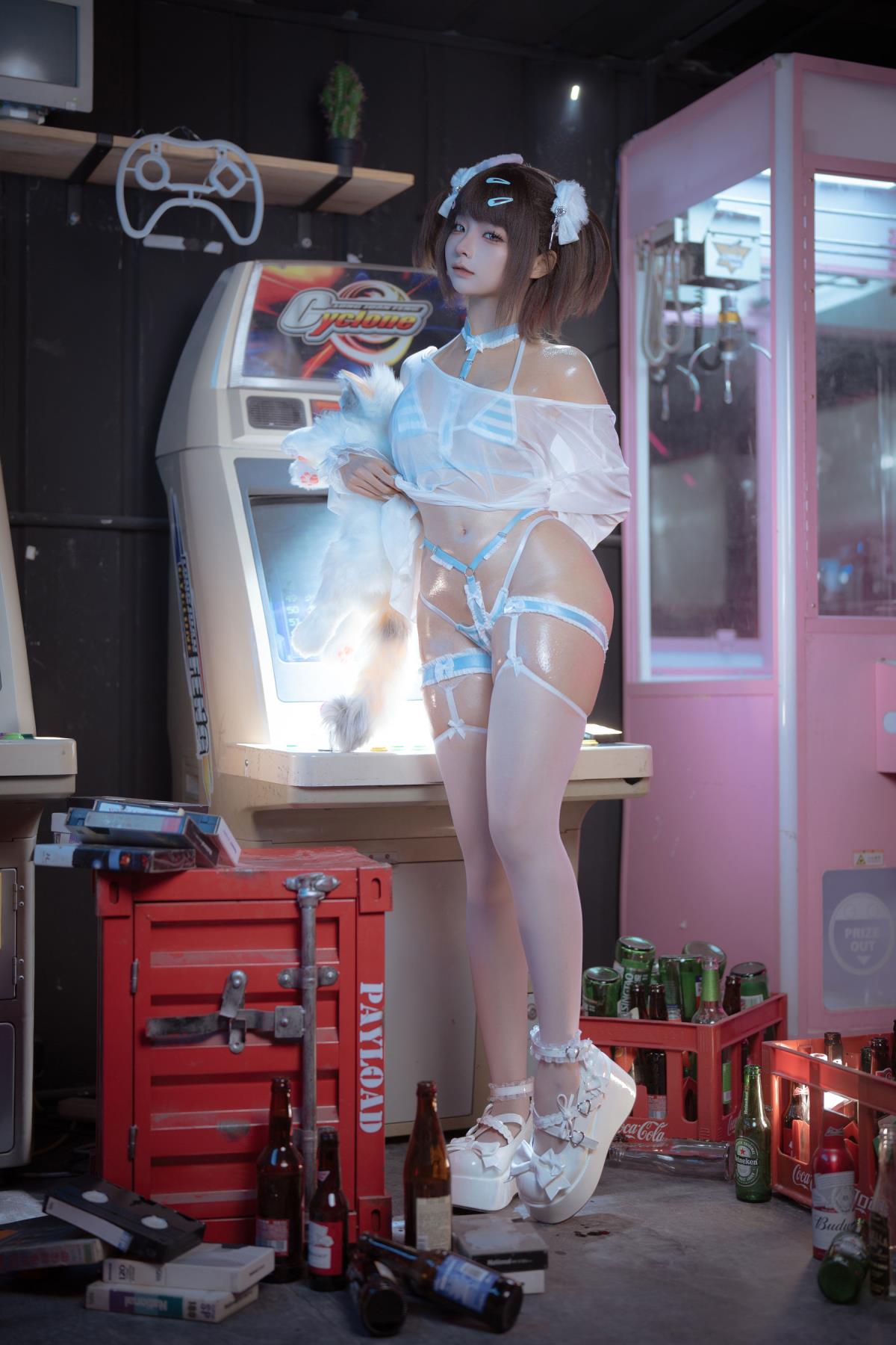 白丝少女福利COS 写真