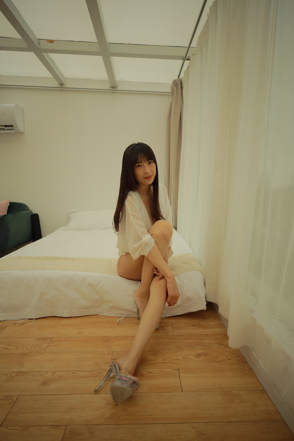 这大长腿真的令人羡慕