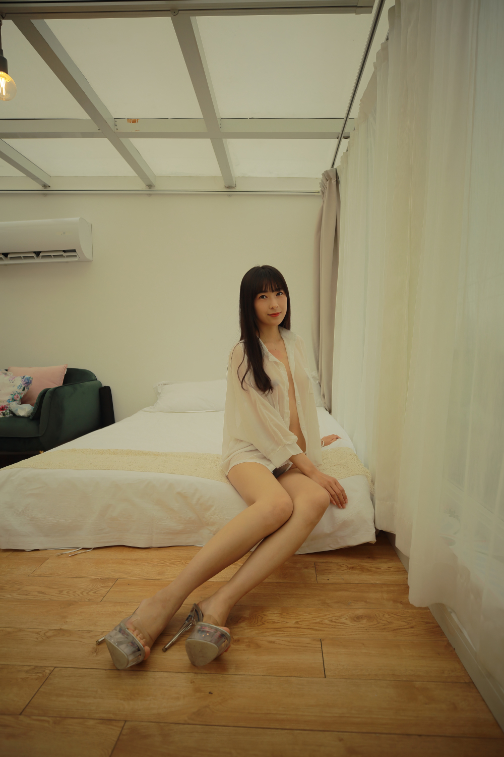 这大长腿真的令人羡慕