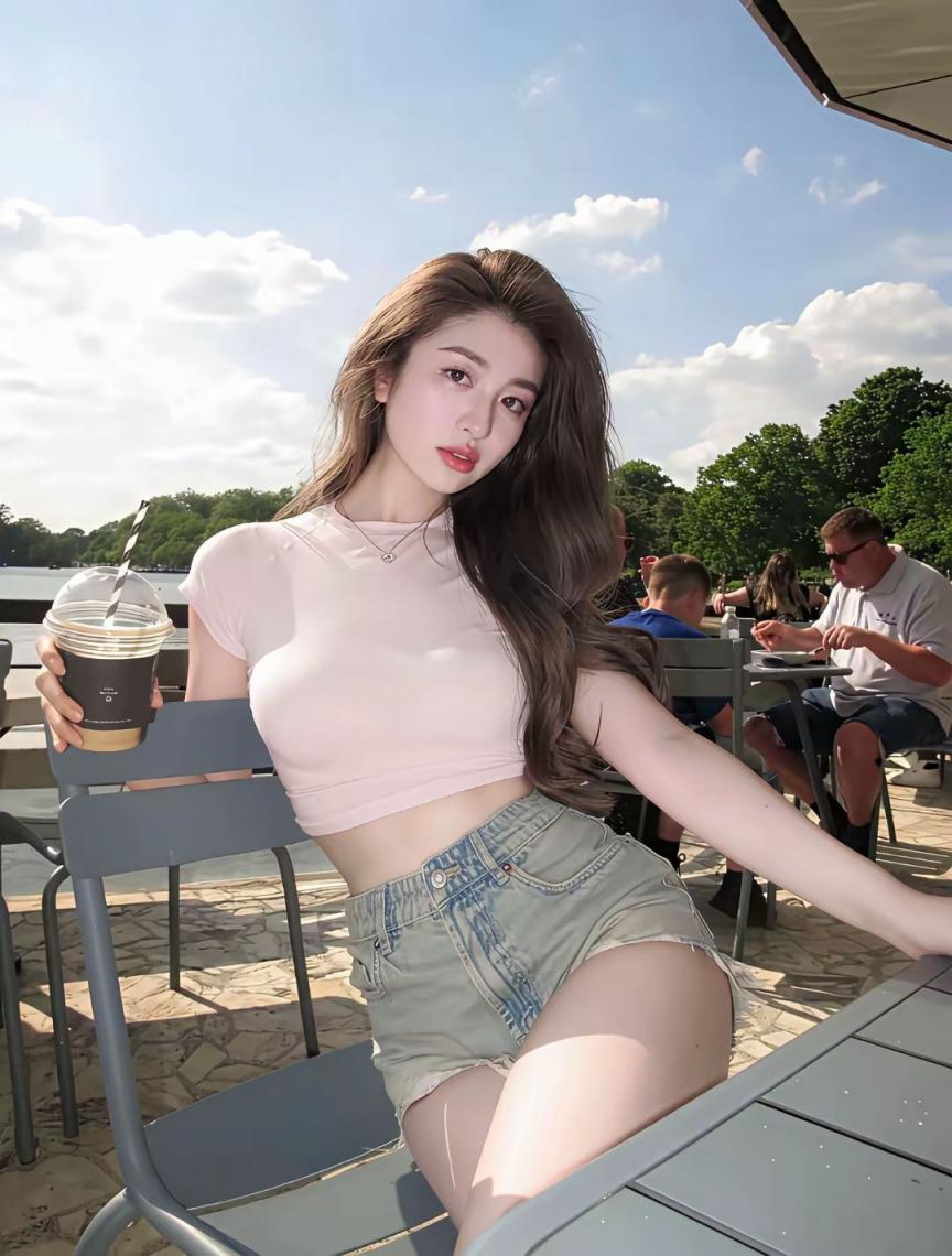 清纯阳光活力美女