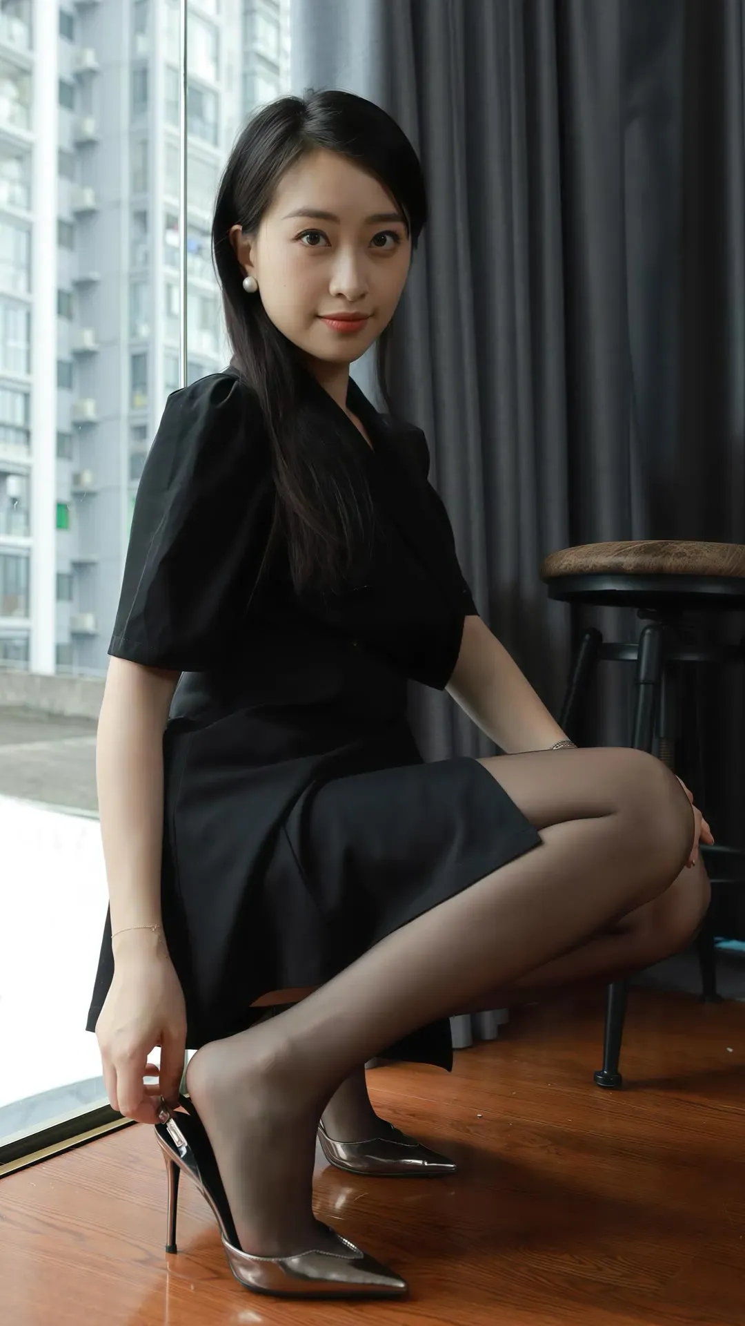 身材高挑的小姐姐