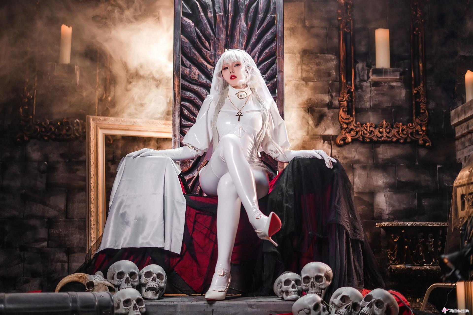 性感美图 白修女