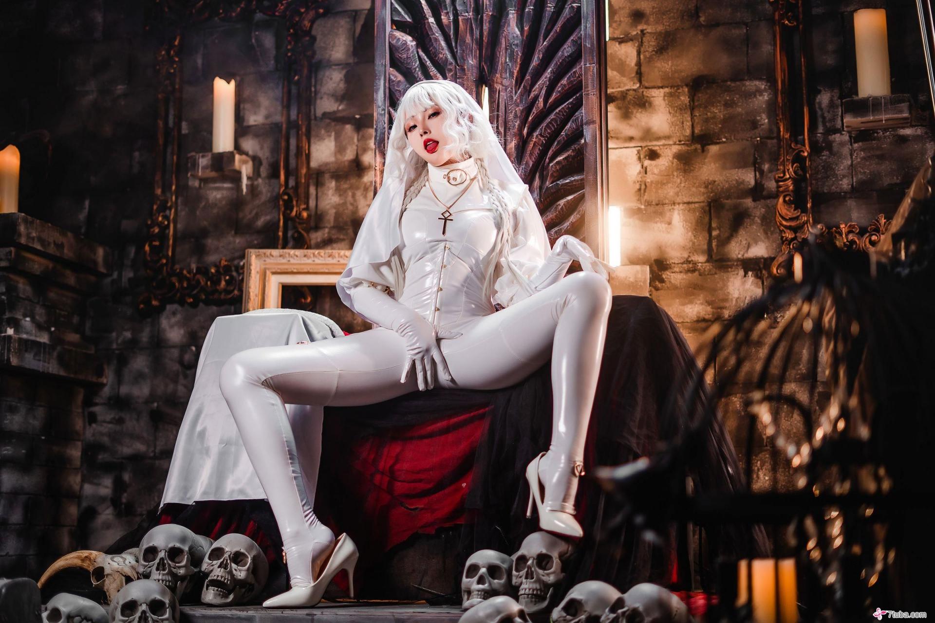 性感美图 白修女