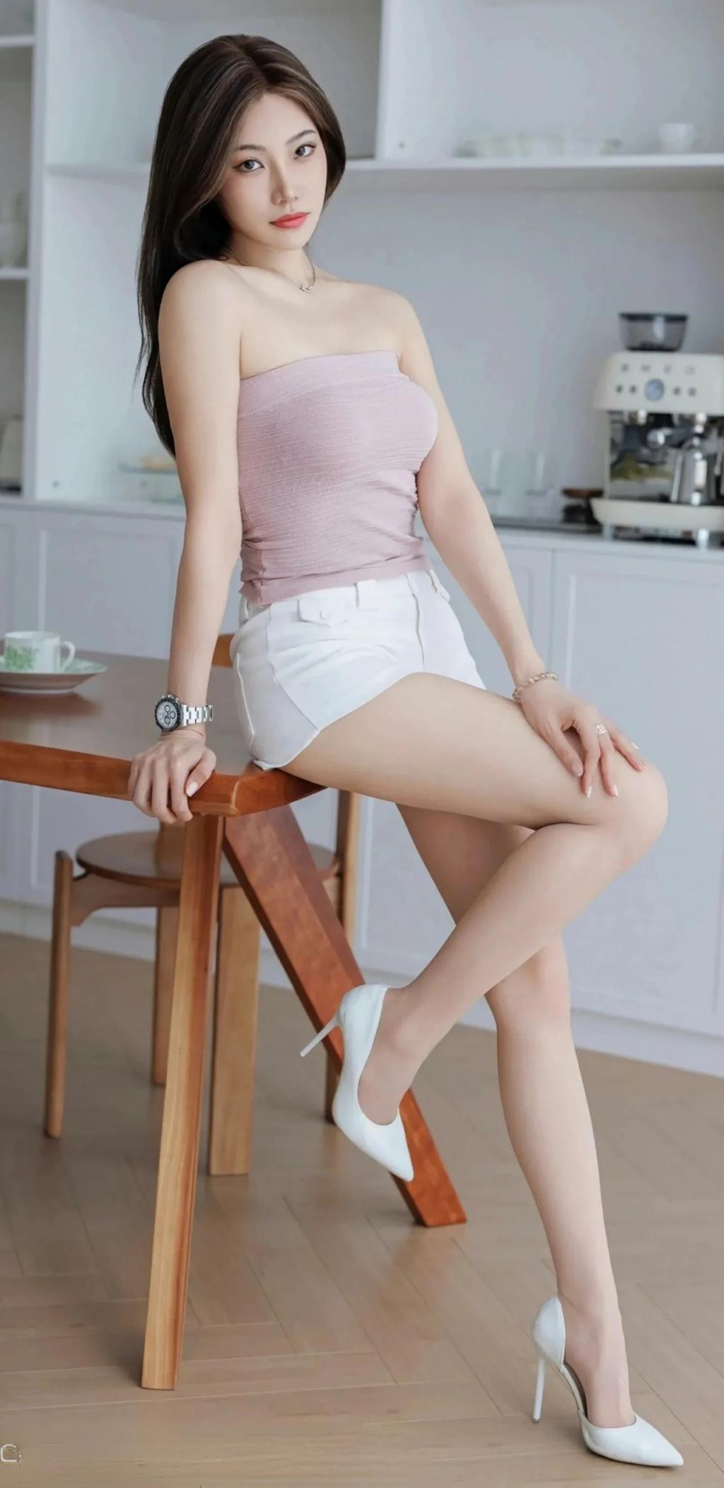 肉丝大长腿的小姐姐