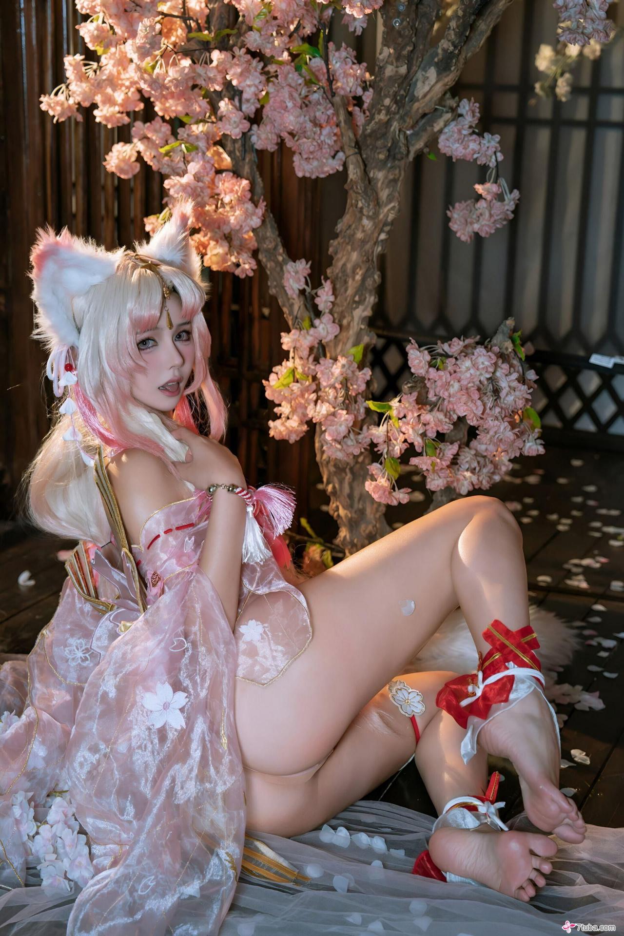 性感美图 圣诞狐狸