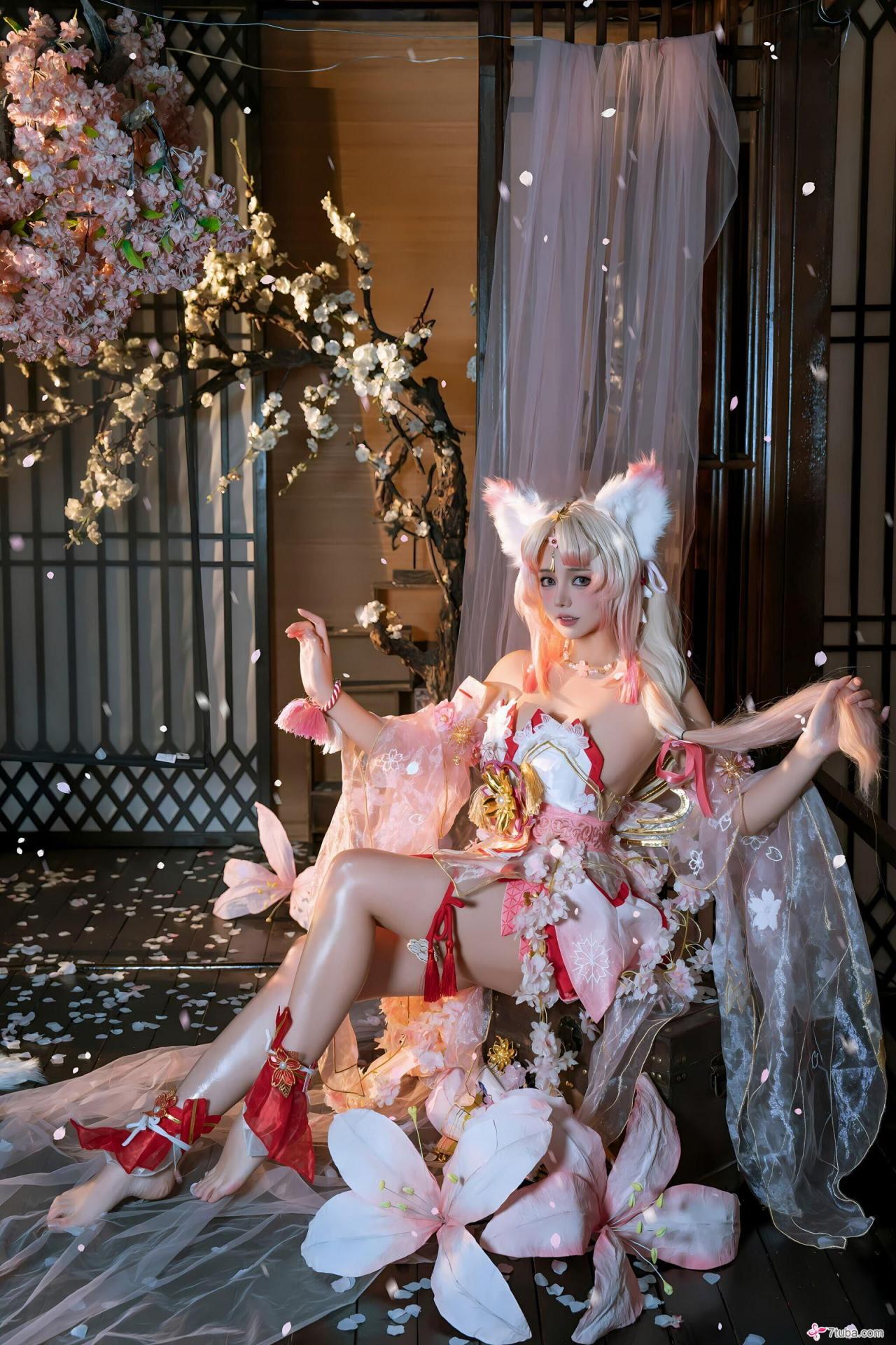 性感美图 圣诞狐狸