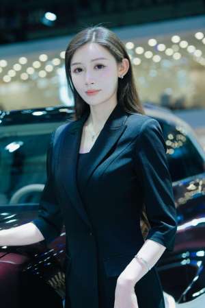 赏心悦目的气质车模