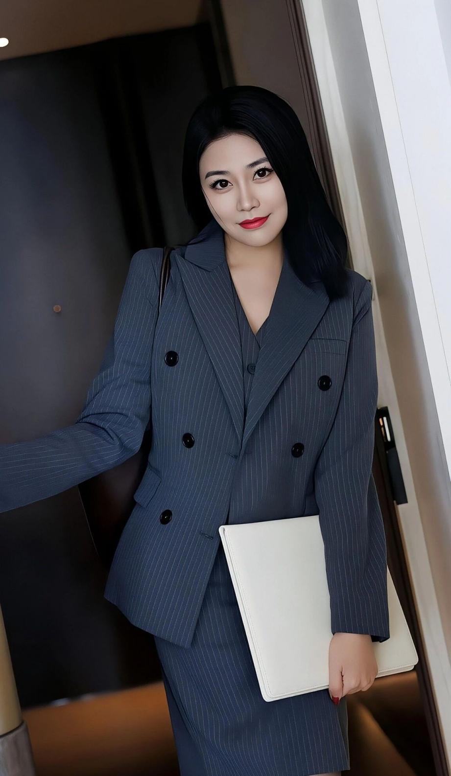 纤腰美腿，太有气质了