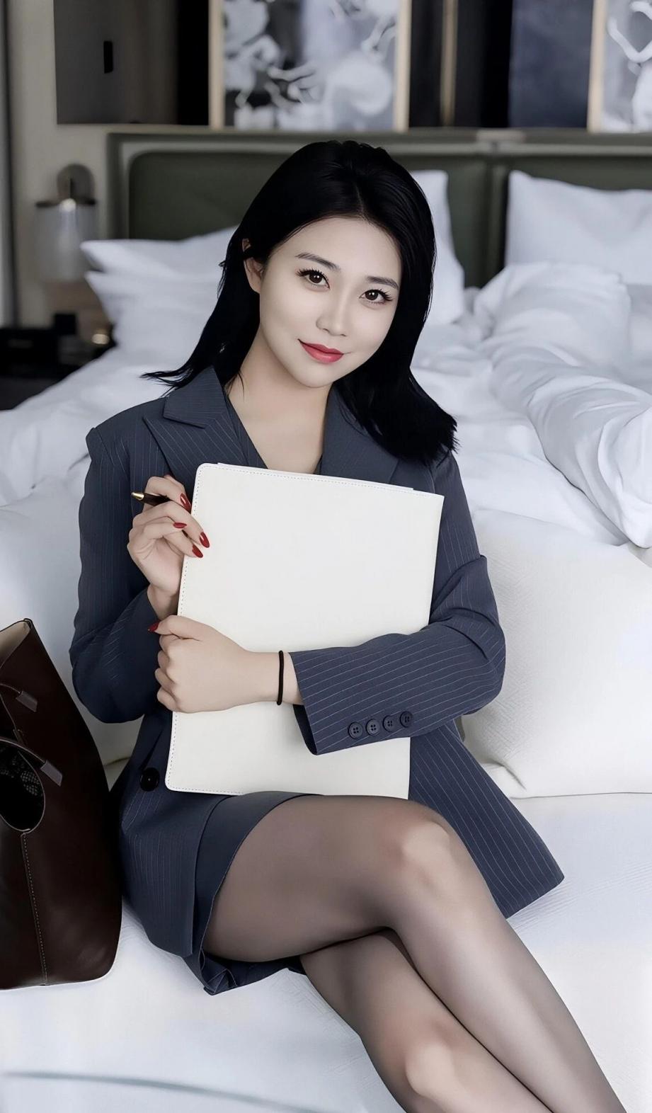 纤腰美腿，太有气质了