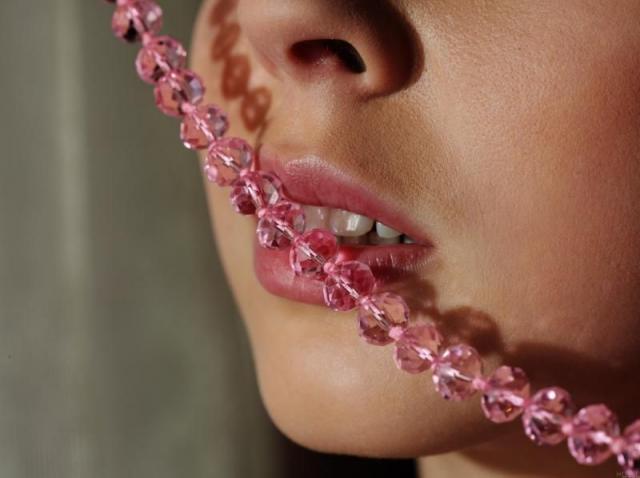 这项链挺别致啊