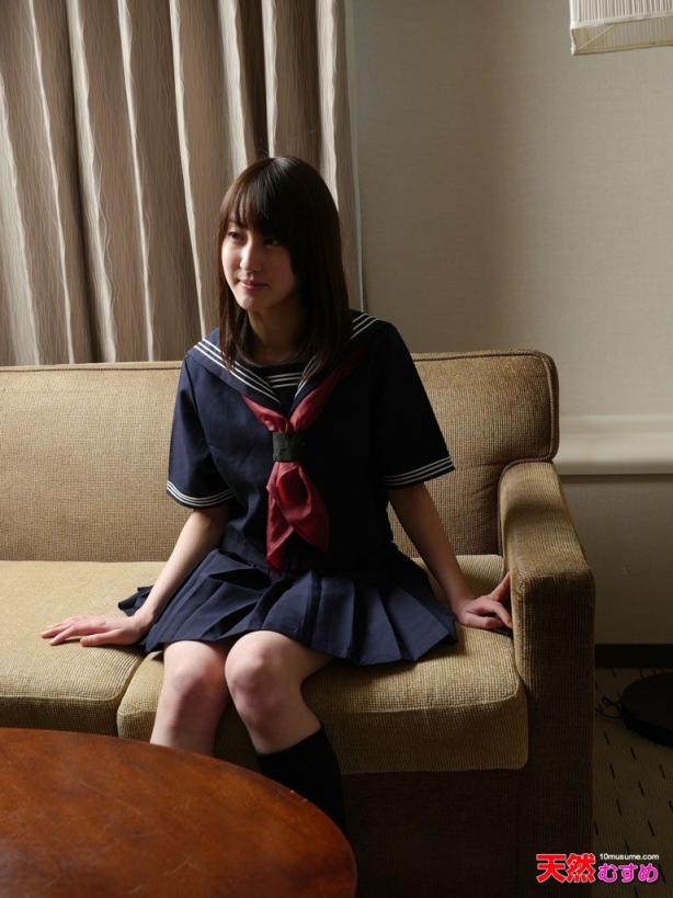 天然むすめ 101114_01 制服時代 女子校生 沢野美香