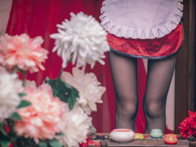 “霞之丘诗羽”，魅惑红旗袍