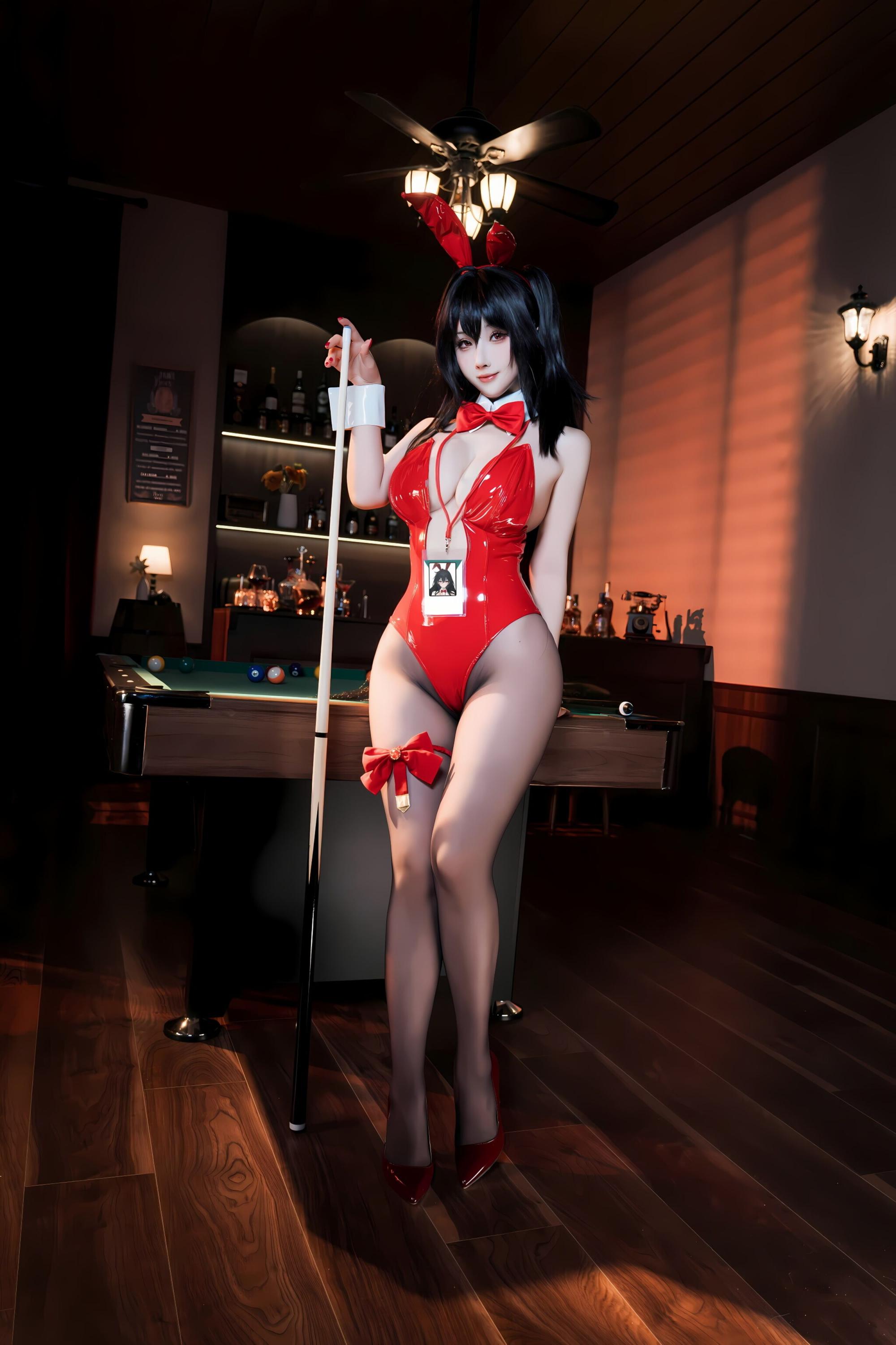 Rioko凉凉子 大凤桌球兔女郎