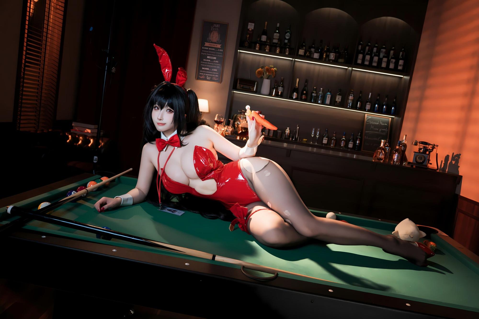 Rioko凉凉子 大凤桌球兔女郎