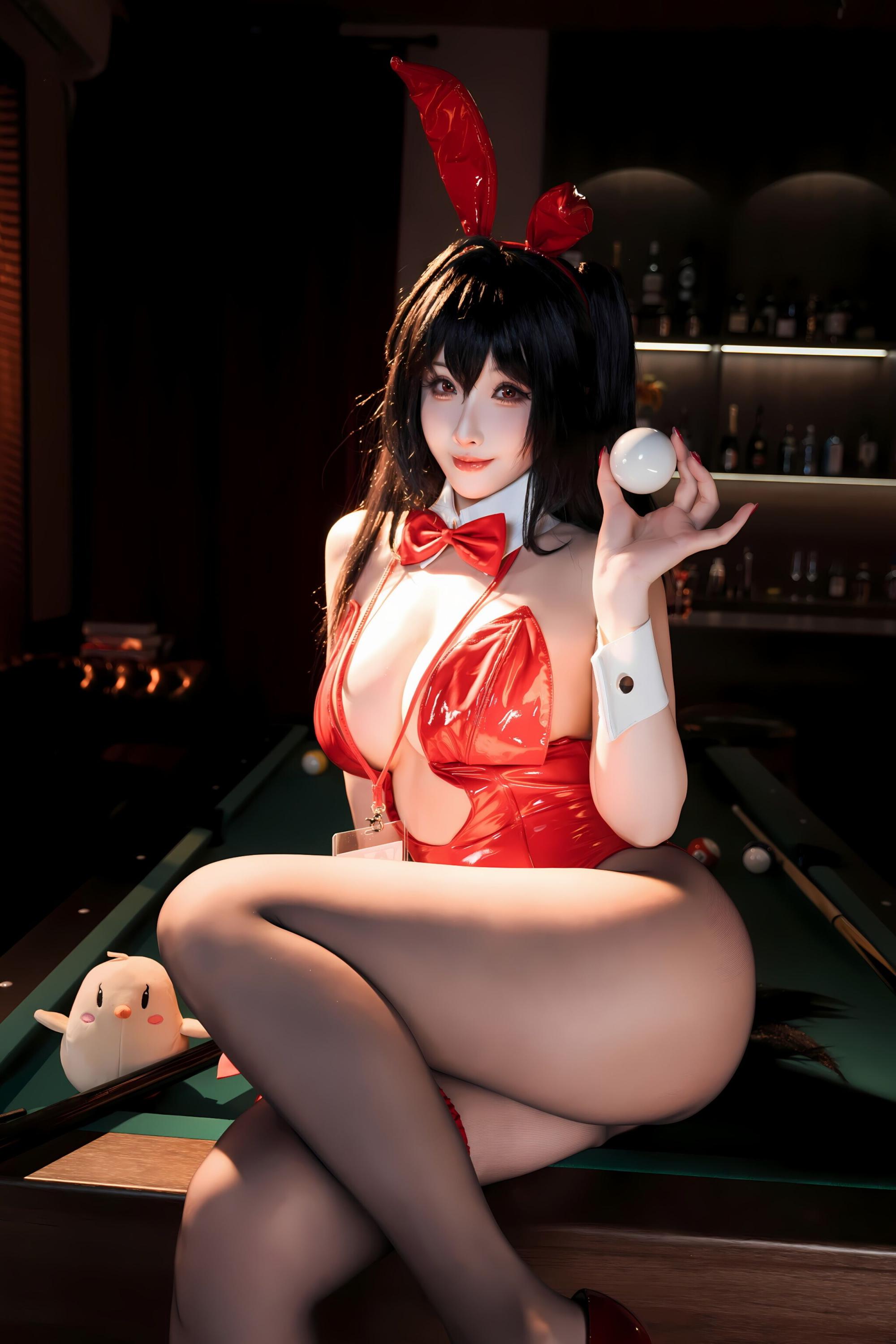 Rioko凉凉子 大凤桌球兔女郎