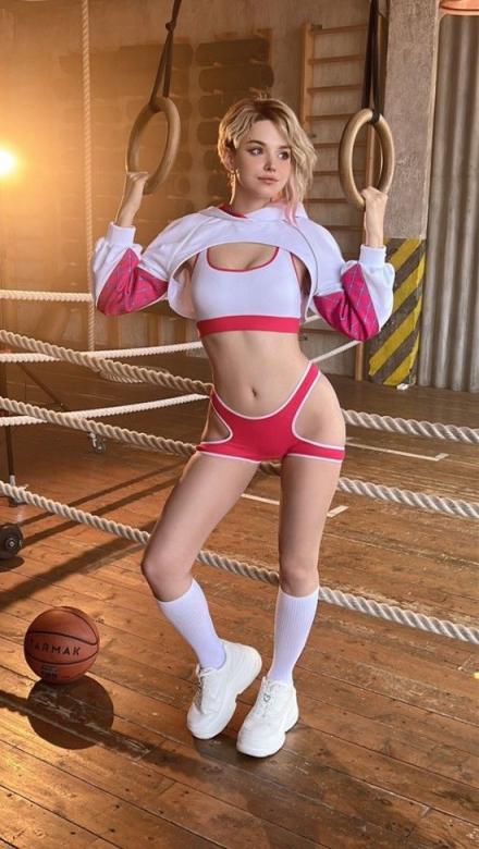 俄妹COS《蜘蛛侠》