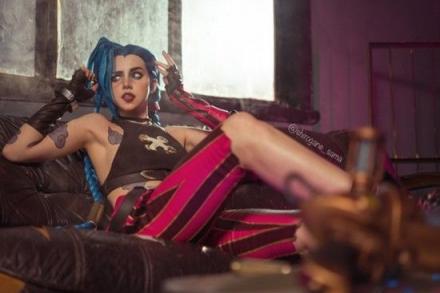 俄妹COS《蜘蛛侠》