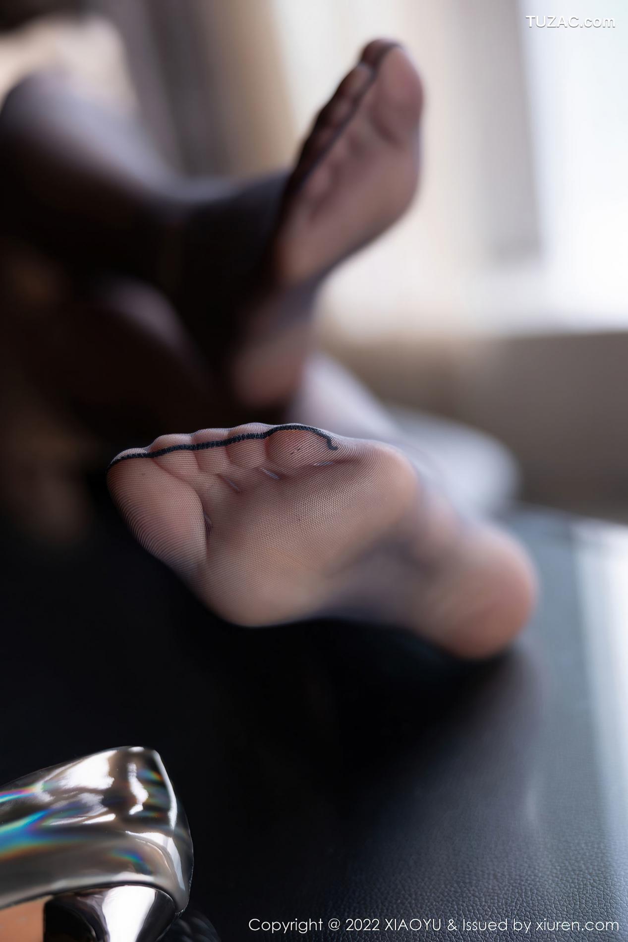 没有一个男人会拒绝一场黑丝OL的盛宴 _ 林乐一 _ 蓝色OL装黑色内衣黑丝袜