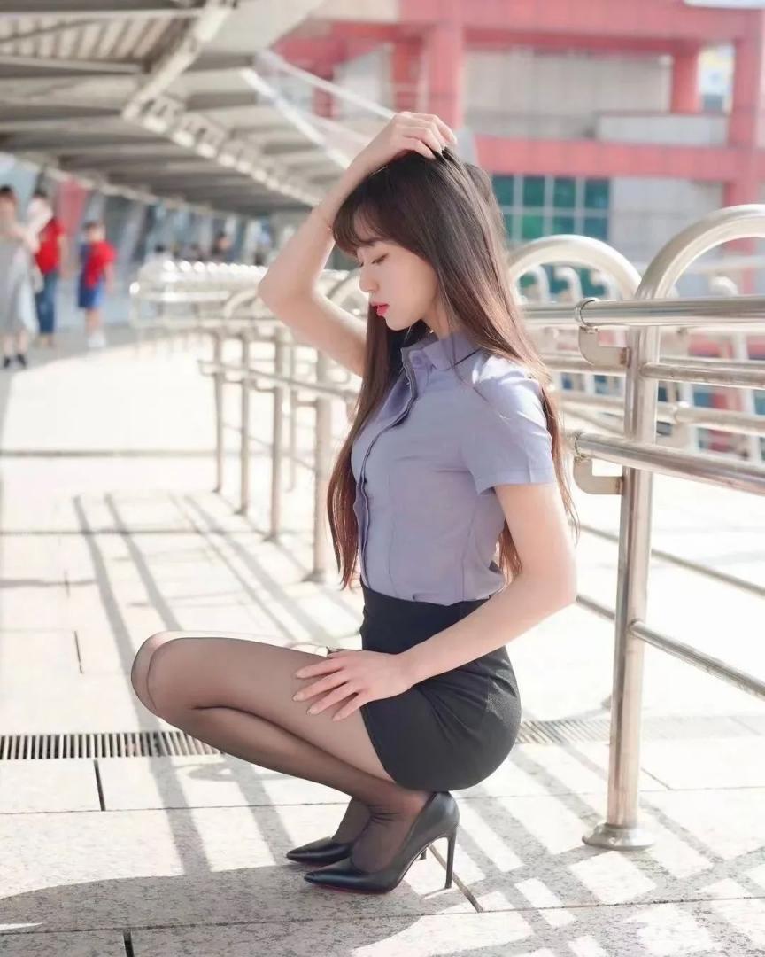 气质模特太美了