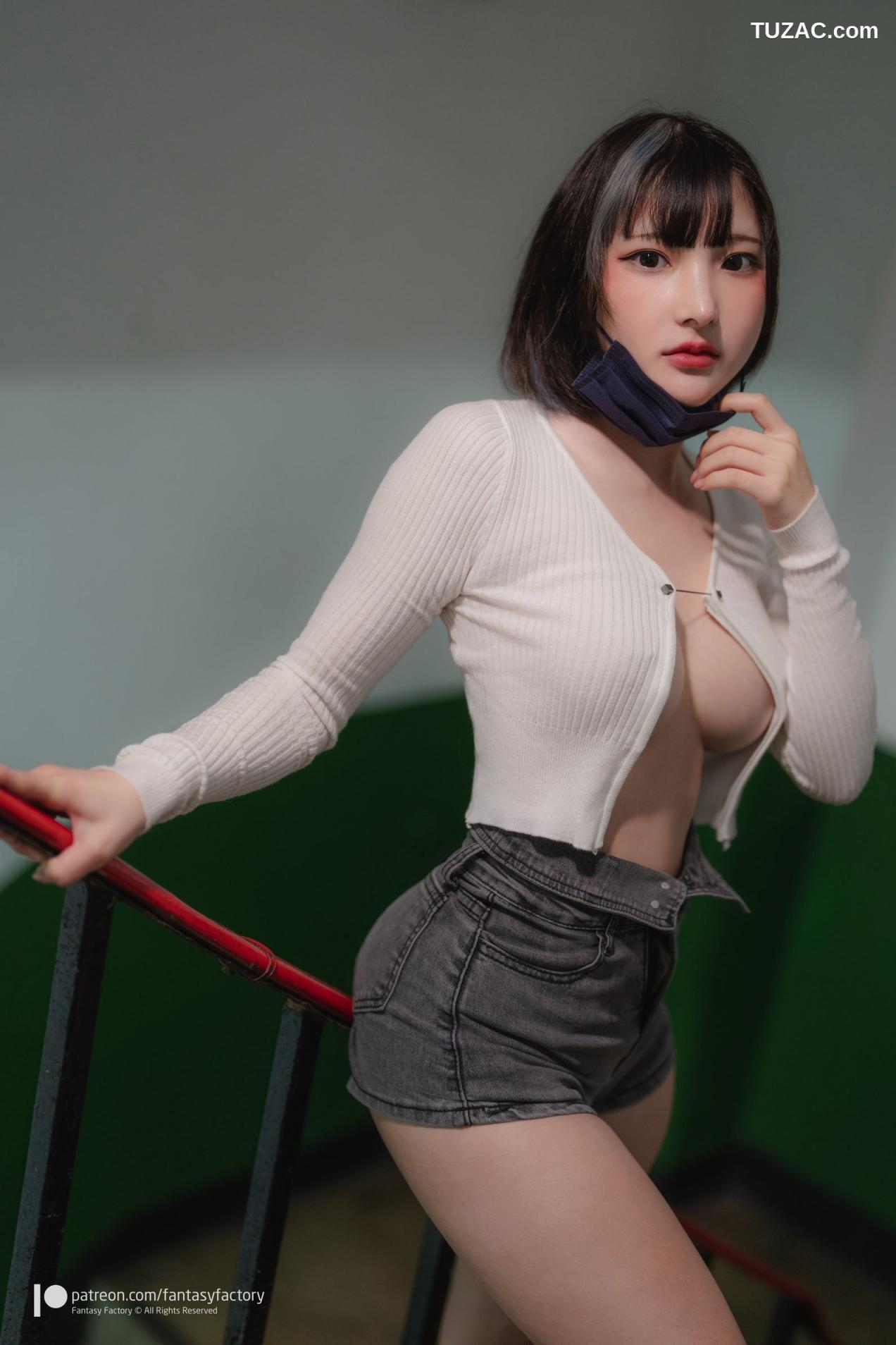 小丁Ding 网络相册泄露版 白色护胸