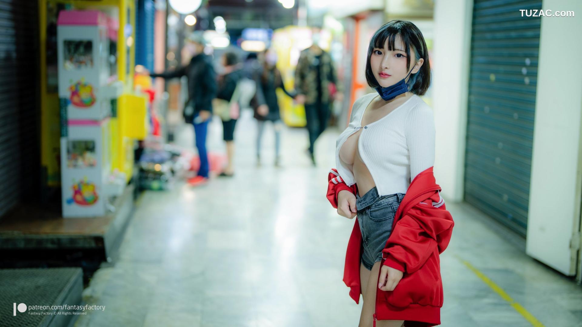 小丁Ding 网络相册泄露版 白色护胸